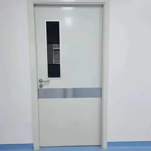 翔悦多款式医院密闭病房门双层视窗医用门6公分套线