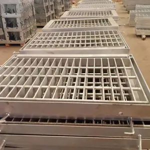 不积水自清洁防滑 玻璃钢格栅树篦子 市政道路污水池盖板洗车房用