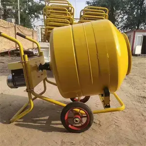 消耗低手推式滚筒搅拌机 160型手推式滚筒搅拌机