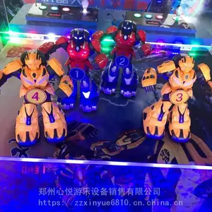 甘肃户外桌面游戏机批发折叠款机器人对战摆摊玩具