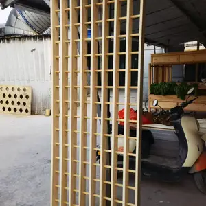 中式实木隔断屏风|榫卯工艺木花窗 商用工程级品质直供可来图定制