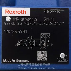 Rexroth/0811404405 4WRL25V370M-3X/G24Z4/M /比例阀
