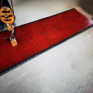 矿用橡胶链带 无接口输送橡胶皮带 给煤机用阻燃胶带