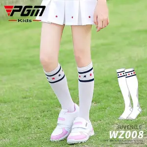 PGM高尔夫袜子长筒袜女童运动长袜 运动袜 吸汗透气夏季百搭