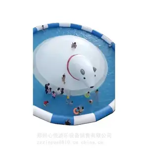 雪人造型游泳水池户外无动力游乐场配套水上乐园项目
