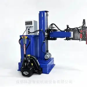 定制生产移动式折臂钻孔攻丝机 悬臂万向钻攻一体机 摇臂钻孔攻牙机