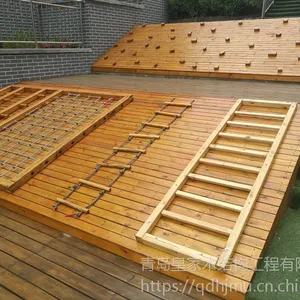莱西景观防腐木栈道施工