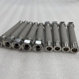 厂家直销不锈钢烧结管道消声器 耐高温降噪不锈钢微孔消音管