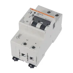 智能微型断路器ASCB1-63-C32-2P导轨式配RS485通讯数据测量温度监测