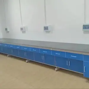 化工检测实验室专用钢木实验台 潍坊源头工厂定制生产 实验室家具配套