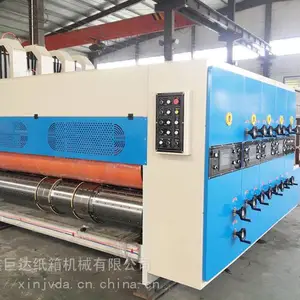 水墨印刷机 高速前缘水墨纸箱印刷机 圆压圆模切开槽机 厂家直销