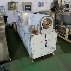 网红小丫蔬菜卷加工设备 脆锅巴通心脆小麻花膨化机企业