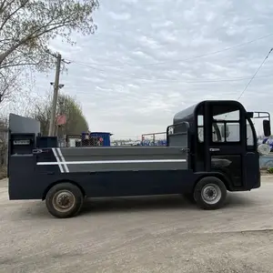 电动垃圾桶驳运车6-8桶240升120升液压尾板自动升降转运车
