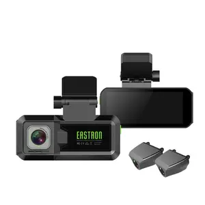 跨境热销***3.99寸超高清STARVIS 2 Sensor 4K三录电子狗行车记录仪