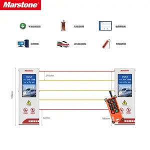 MarstoneLFN3007轨道交通上下升降式绳索隔离栏智能护栏厂家