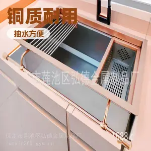 水槽、厨房纯铜水槽 供应铜盆,传统纯手工铜盆