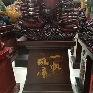 旭日东升帆船工艺品大摆件 西安红日鹰大展宏图开业庆典乔迁之喜礼品做字可送货