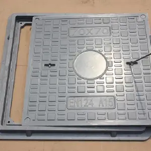 外贸出口欧标高分子井盖_欧美澳州FPR复合树脂玻璃钢井盖开模定制