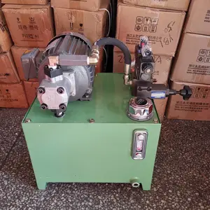 供应铣边机液压站2HP 1.5KW-HGP2AF5R模具钢材用液压系统 压紧液压站