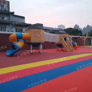 儿童非标滑梯设施 户外不锈钢滑梯 木质拓展训练设施