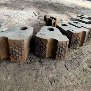 大型金属破碎机高锰钢耐磨锤头Mn13Cr2甩锤