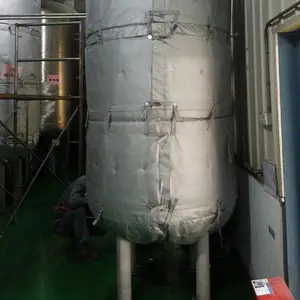 鲁潍制药厂 加热器保温套 阀门保温衣 反应釜隔热被 可拆卸隔热套 净室阀门保温 无尘环保 淄博热盾 厂家定制