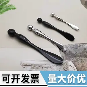 美容按摩棒 眼霜勺 膏霜挖取勺 眼霜棒 挖勺 金属勺 化妆品勺
