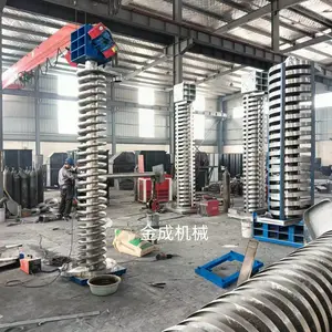 玻纤增强AS塑料颗粒垂直盘式上料机400直径输送产量300公斤