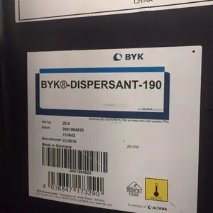 BYK190分散剂BYK-192水性分散剂碳黑色浆有机颜料