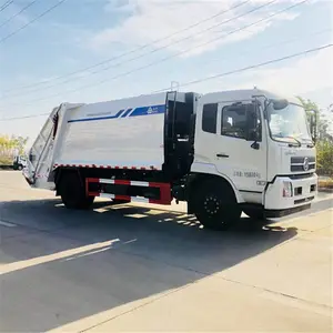 新款国六压缩垃圾车 自装卸式垃圾清运车 大型垃圾运输车报价