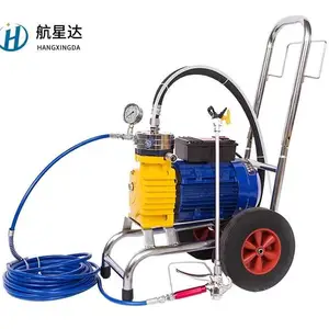 体育场跑道喷涂机 航星达HXD-6000B 电动高压无气喷涂机，喷漆机