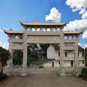 河北保定 乡镇门楼图片