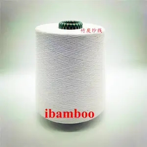 ibamboo、竹炭纱线、竹炭混纺纱线、竹炭短纤维 (6S - 40S)