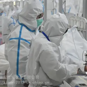 广州口罩厂实验室装修,N95口罩车间规划装修工程
