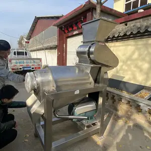 果蔬水果打浆机 商用304不锈钢无花果榨汁机 番茄渣汁分离机