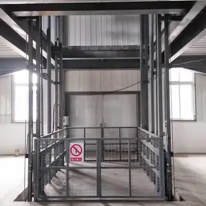 SJD导轨链条式液压升降货梯 厂房室内外提升货物专用升降机