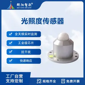 辉阳光照度传感器RS485通讯工业农业大棚温室光照强度光亮度计变