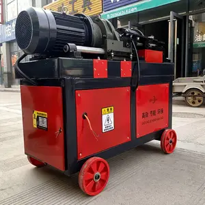 建筑钢筋丝头机厂家 加重型钢筋滚丝机 久恒螺纹钢筋剥肋套丝机
