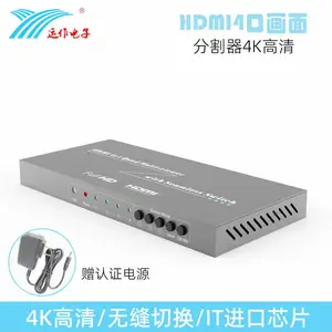 运作工厂HDMI画面分割器四进一出4x1分屏无缝秒切电视电脑多画面分割四切一视频处理器