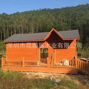 深圳昆鹏展防腐木木屋 景观别墅木屋 户外活动房