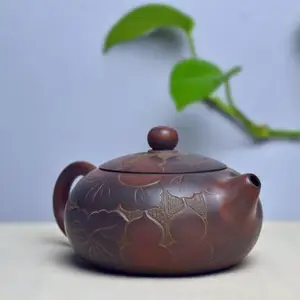 广西钦州揽众山坭兴陶茶壶葫芦西施,钦州本地***的高岭坭兴陶土