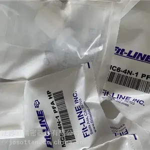 美国FIT-LINE PFA外螺纹直通接头 PFA三通 PFA弯头 PFA由令直通
