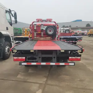 单桥拖吊连体 大型清障车 ，前四后八清障车价格，满意付款