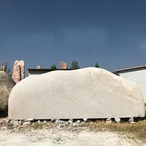 黄冈晚霞红门牌石现货