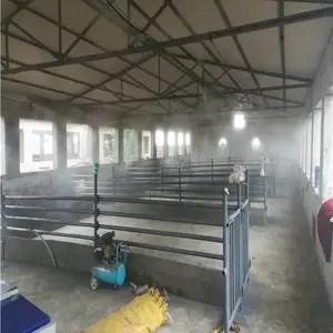 山西临汾市养殖场消毒设备 猪场喷雾消毒机安装案例分享