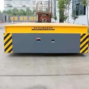 帕菲特搬运滚轴车,运输管材电动无轨道平车,5吨无轨电动平车,车间用电缆式电平车