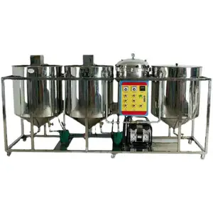 菜籽油多功能精炼机组 碱炼不锈钢炼油设备 茶籽油脱水脱渣商用