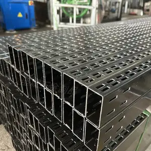 数控冲孔加工a柱冲孔管铁定制冲孔商超货架支柱