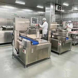-18°C冷冻羊排牛排切片机，肉联厂切猪扒片机器 全自动锯骨机