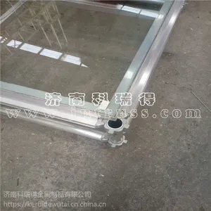 铝合金玻璃舞台钢化玻璃舞台婚庆t台铝合金舞台活动舞台架子山东济南厂家